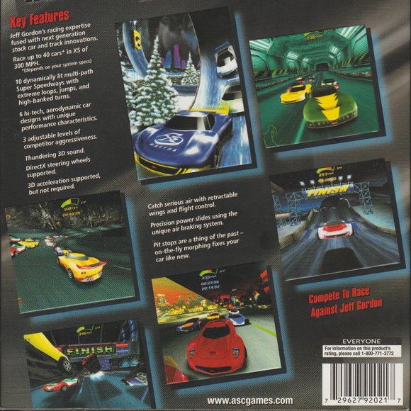 Jeff Gordon XS Racing PC Game 1998 PC CD-ROM - Picture 4 of 8